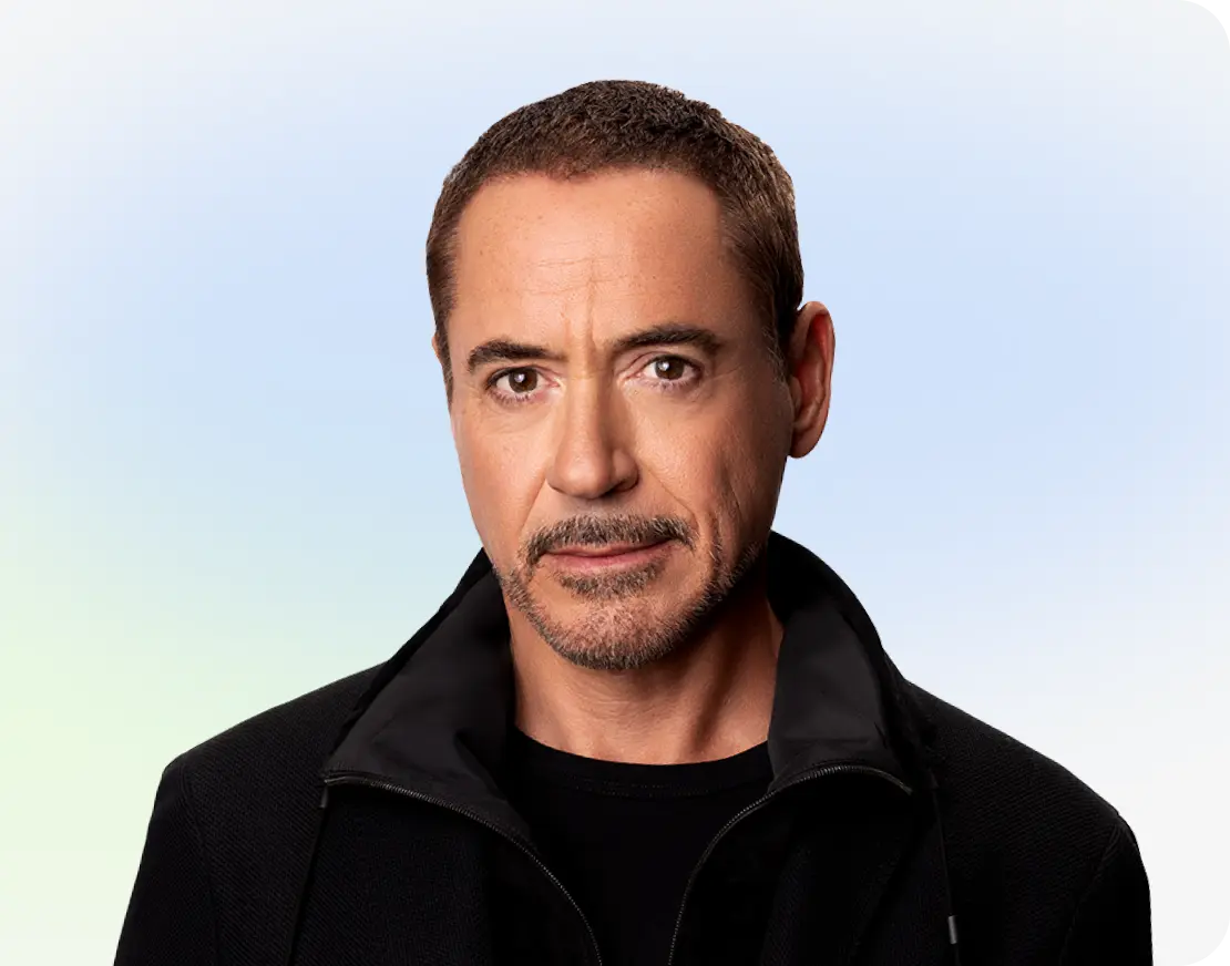 Headshot of Robert Downey Jr.